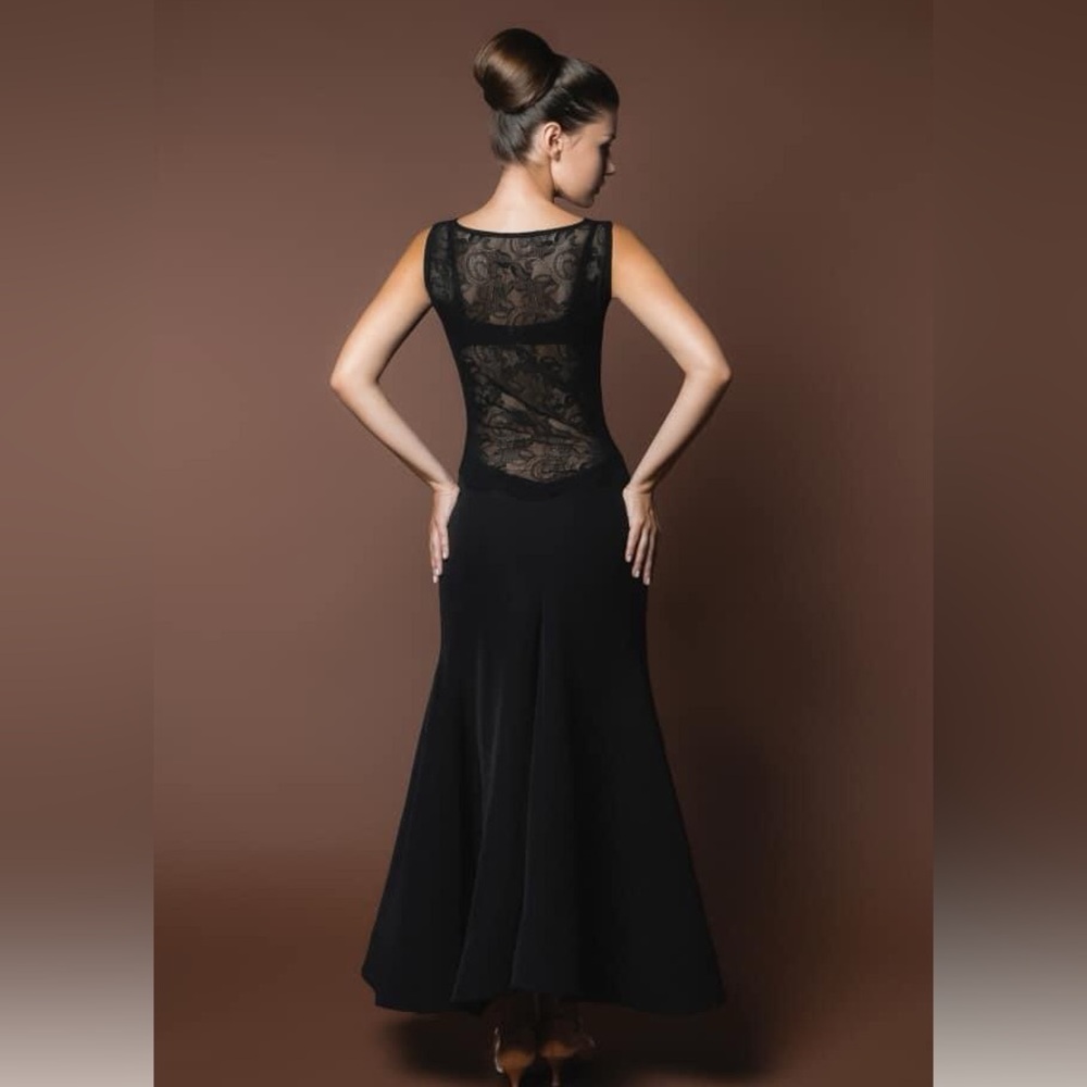 BRAVO Sleeveless Black Ballroom
Practice Dress Small/Medium